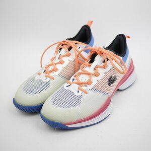 LACOSTE SPORT AG LT Men's 10 - White & red athletic sneakers running shoes